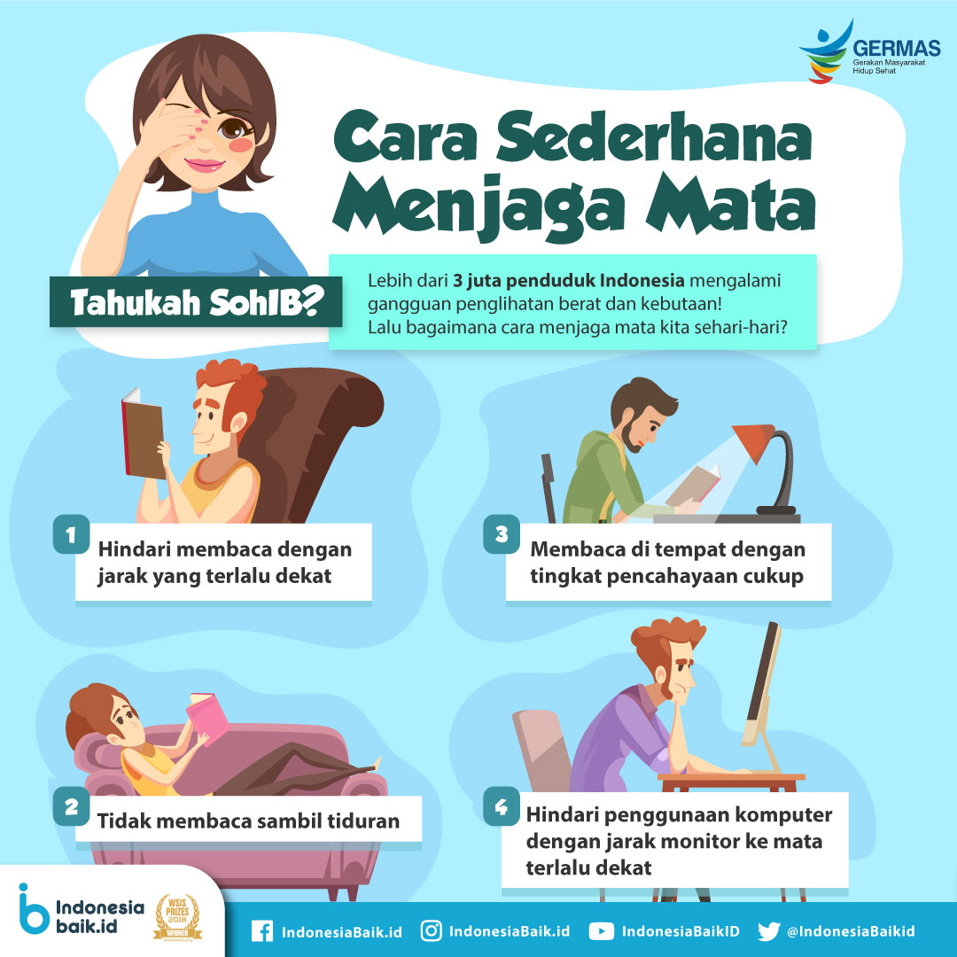 Cara Menjaga Kesehatan Mata Homecare